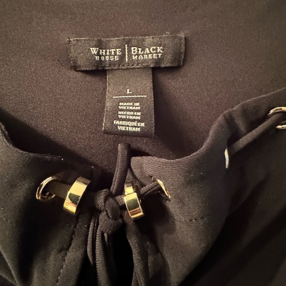 Women’s WHBM black dressss, size L - Picture 3 of 5